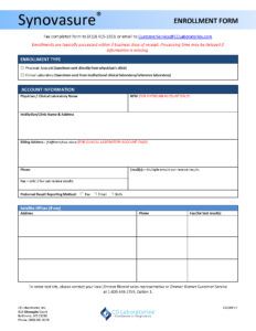 CD Laboratories Enrollment Form