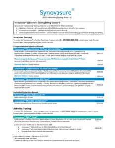 CD Laboratories Price List - 2025