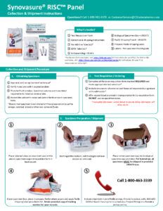 Synovasure Arthritis Testing Instructions