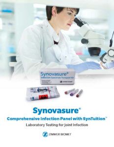 Synovasure Comprehensive Infection Panel Brochure with SynTuition