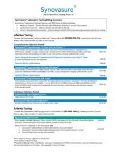CD Laboratories Price List - 2025