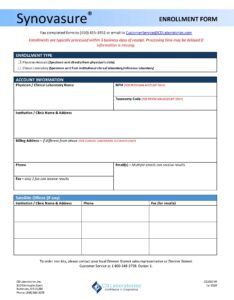 CD Laboratories Enrollment Form
