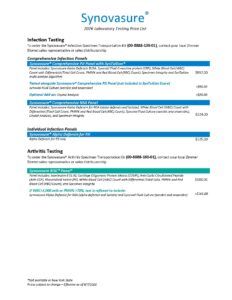 CD Laboratories Price List - 2026